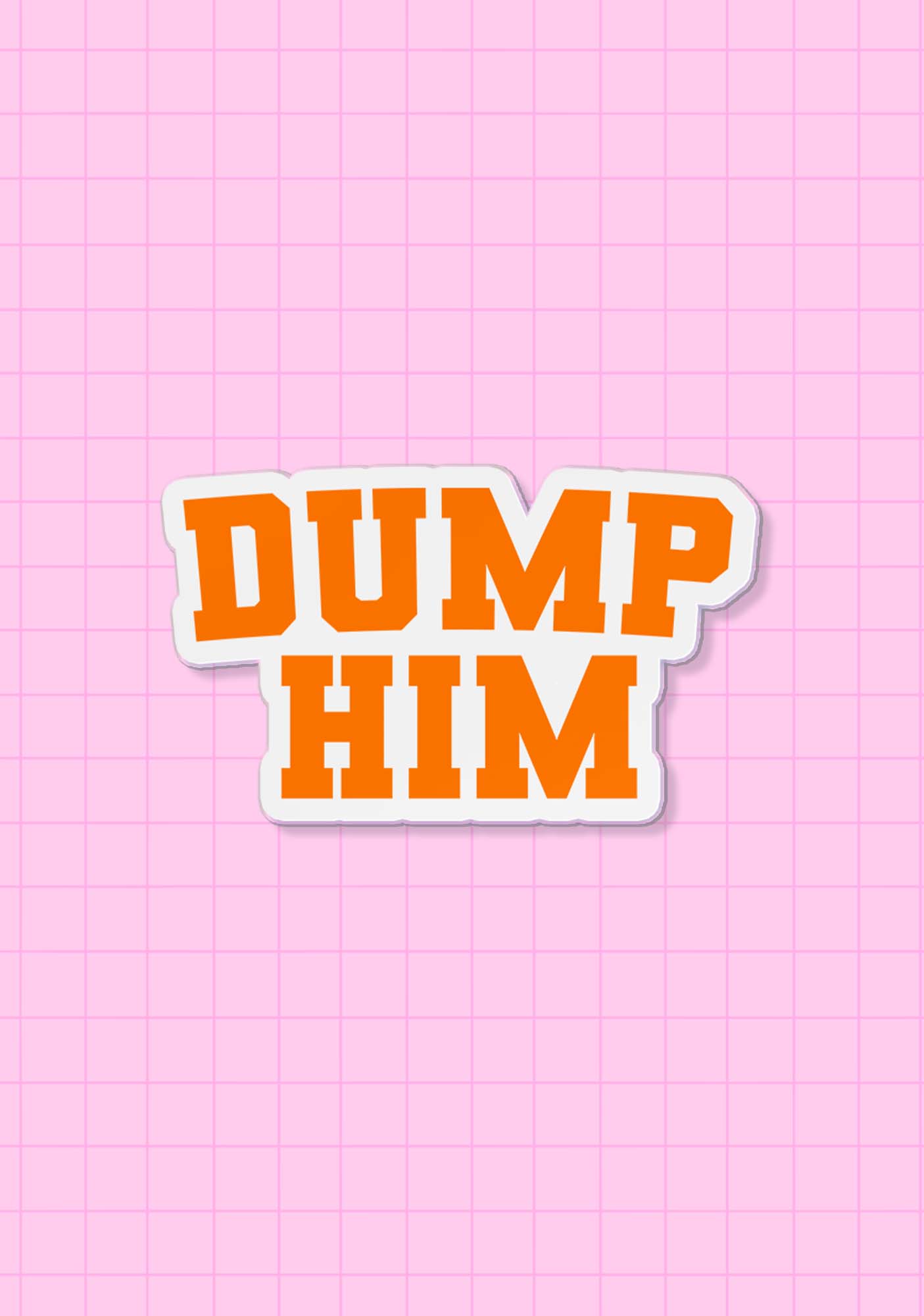 Dump Him 1Pc Y2K Pin Cherrykitten