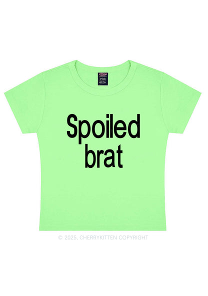 Spoiled Brat Y2K Baby Tee Cherrykitten