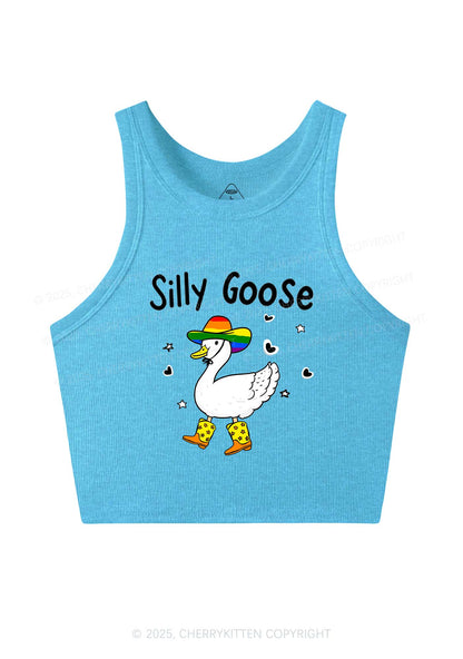 Silly Goose Pride Y2K Crop Tank Top Cherrykitten