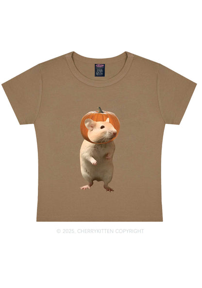 Halloween Silly Ratz Y2K Baby Tee Cherrykitten