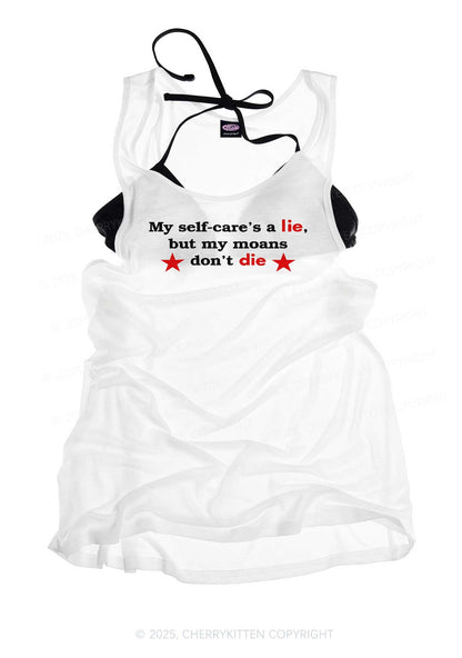 My Moans Dont Die Y2K Sheer Boyfriend Tank Cherrykitten