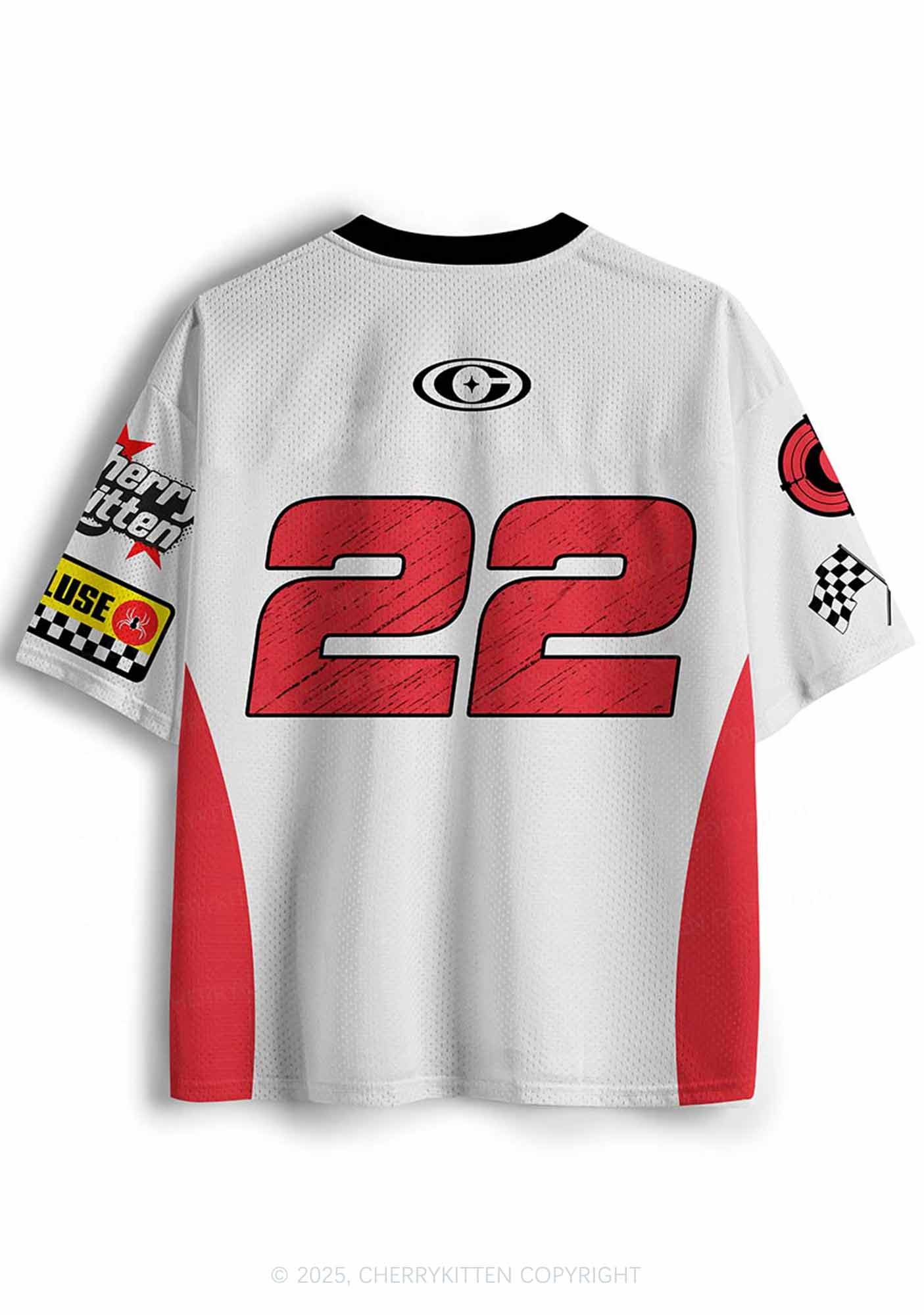 Custom Red Cxxt Y2K Sport Jersey Shirts Cherrykitten