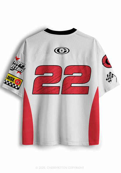 Custom Red Cxxt Y2K Sport Jersey Shirts Cherrykitten