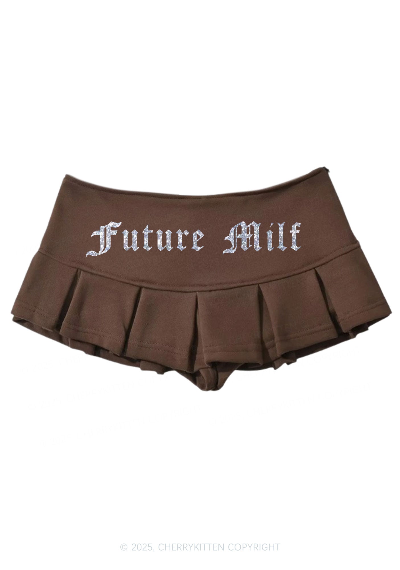 Glitter Future Mxxf Y2K Mini Pleated Skirts Cherrykitten