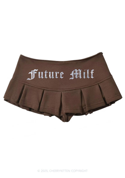 Glitter Future Mxxf Y2K Mini Pleated Skirts Cherrykitten