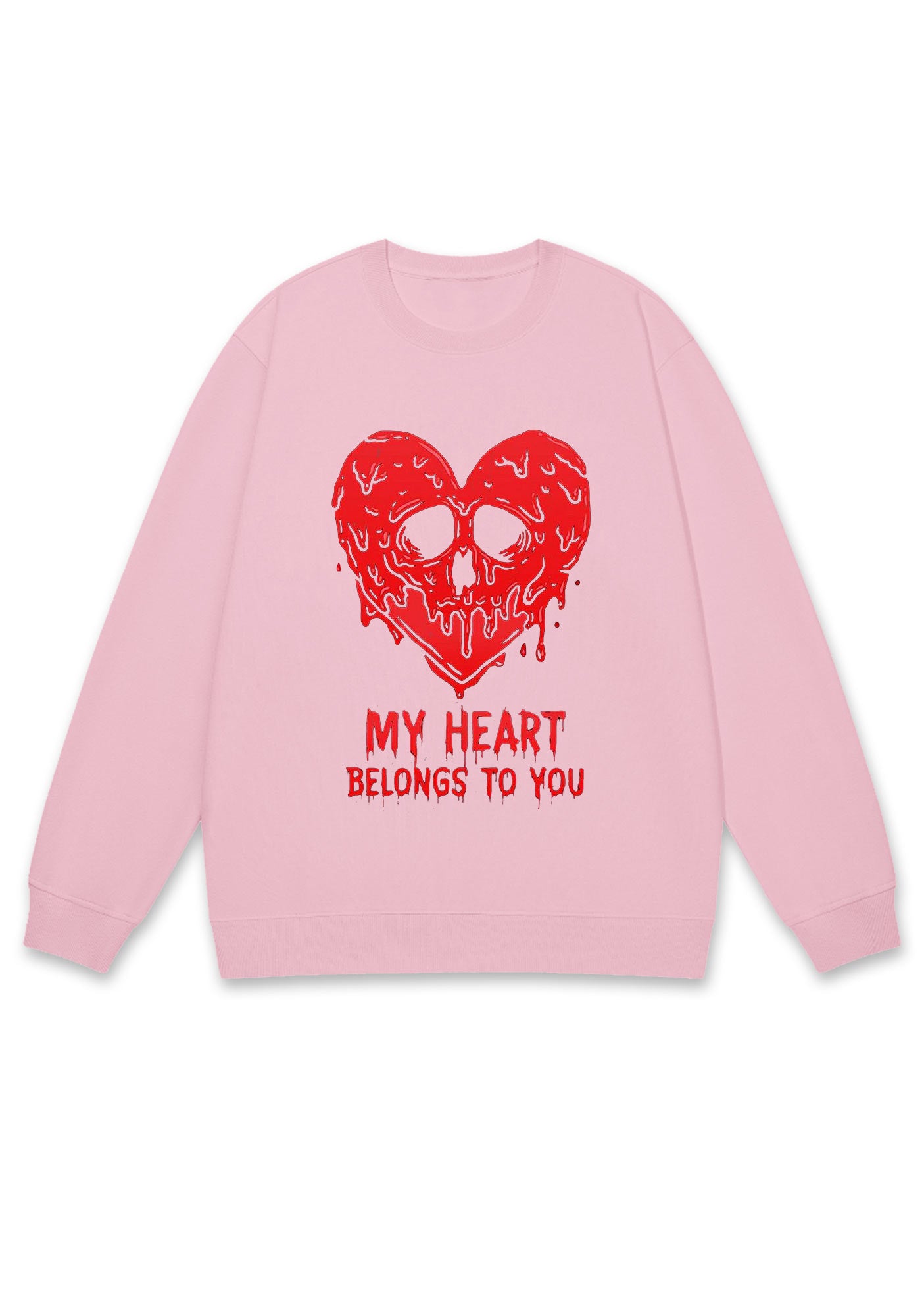 My Heart Belongs To You Halloween Y2K Sweatshirt Cherrykitten