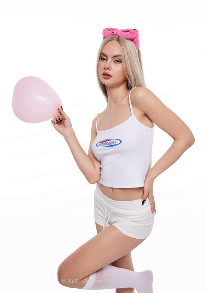 Sexsi Slogan Y2K Spaghetti Strap Cami Cherrykitten