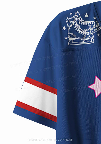 But Daddy I Love Them HR Y2K Crop Sport Jersey Shirts Cherrykitten