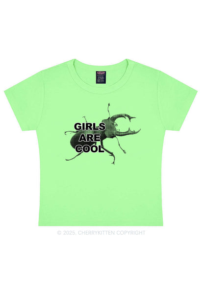 Beetle Girls Are Cool Y2K Baby Tee Cherrykitten