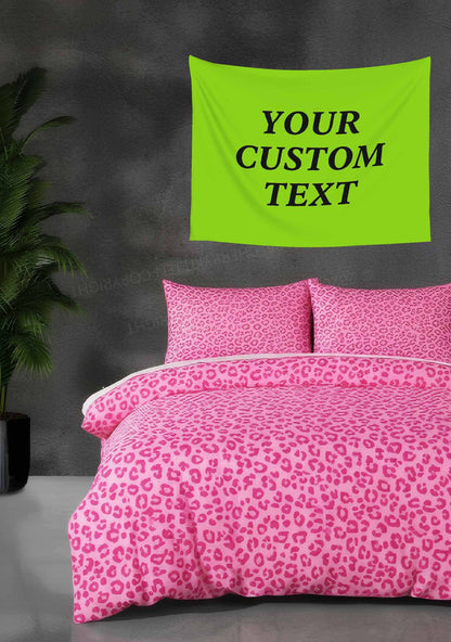 Custom Text Flag Y2K Tapestry Cherrykitten