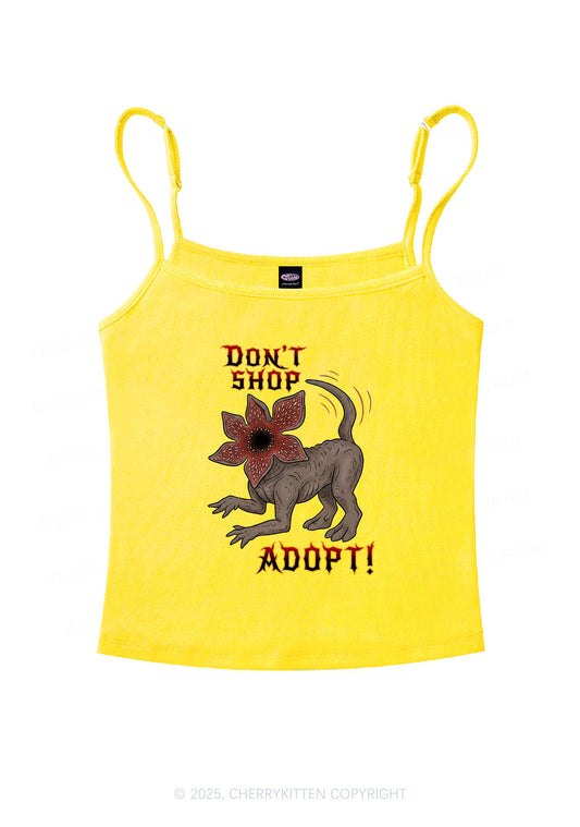 Dont Shop Adopt Y2K Spaghetti Strap Cami Cherrykitten