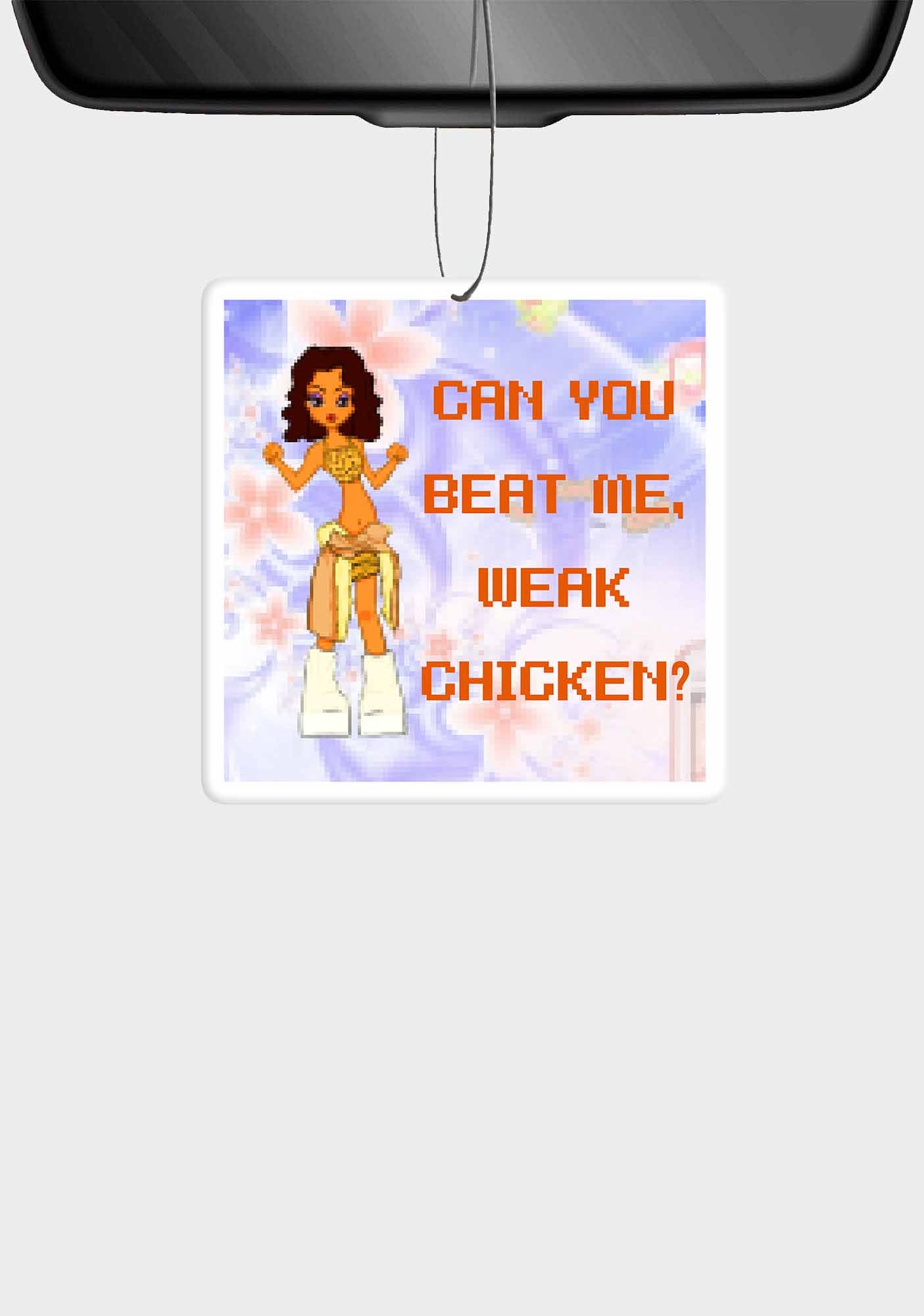 Beat Me Weak Chicken 1Pc Y2K Car Air Freshener Cherrykitten