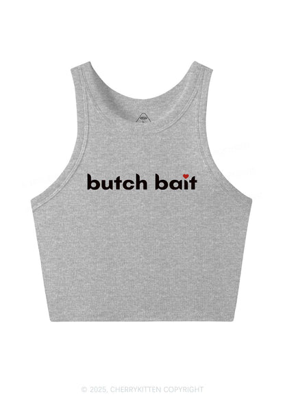 Butch Bait Heart Y2K Crop Tank Top Cherrykitten