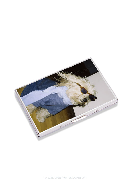 Sunglasses Puppy Y2K Mirror Cigarette Case Cherrykitten