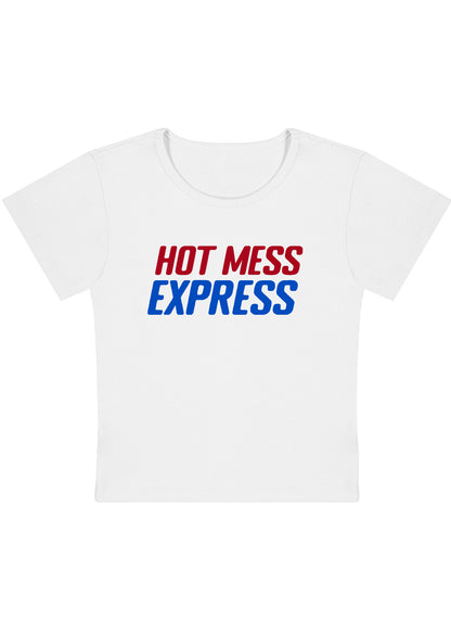 Hot Mess Express Y2K Baby Tee