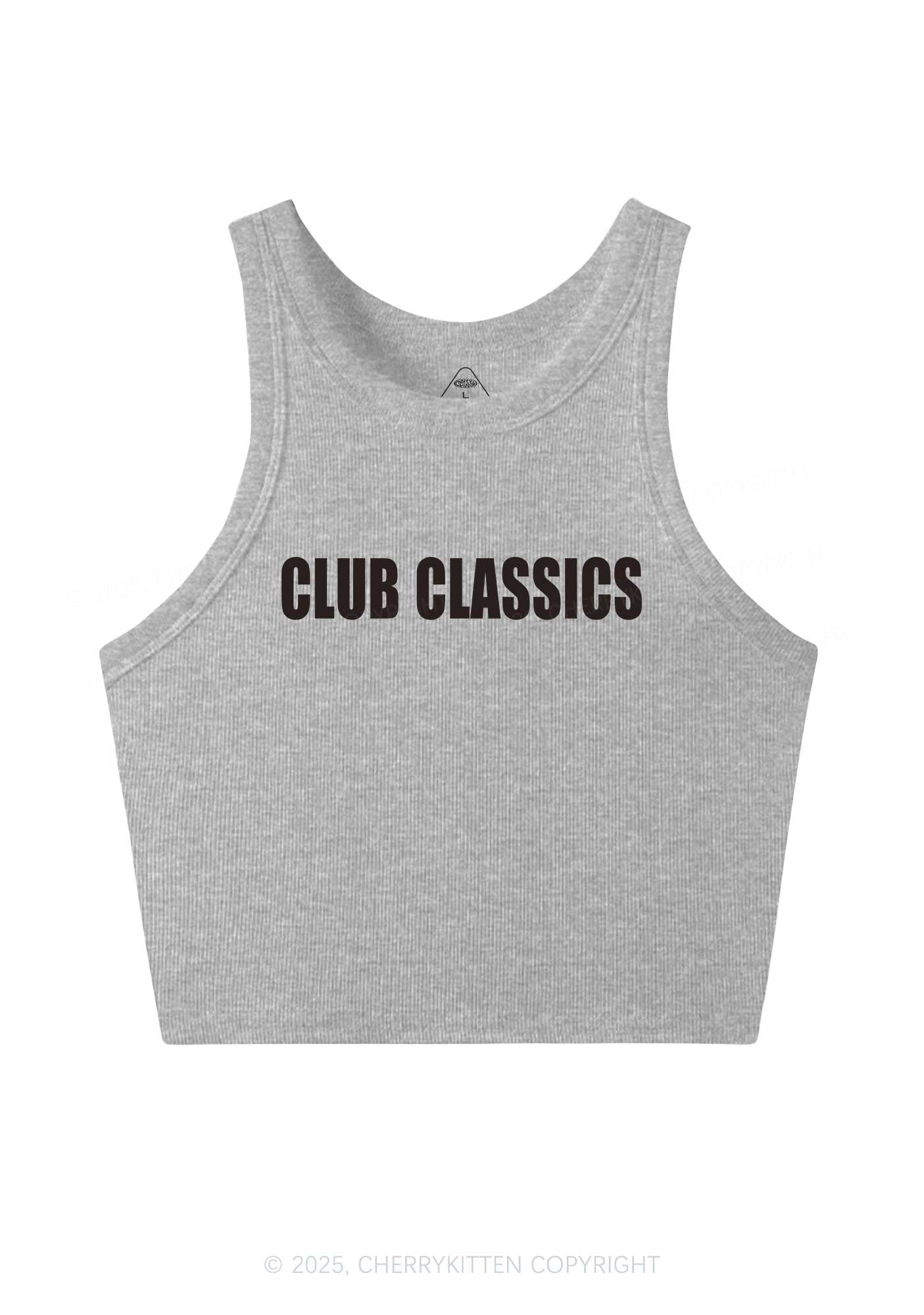 Club Classics Y2K Crop Tank Top Cherrykitten