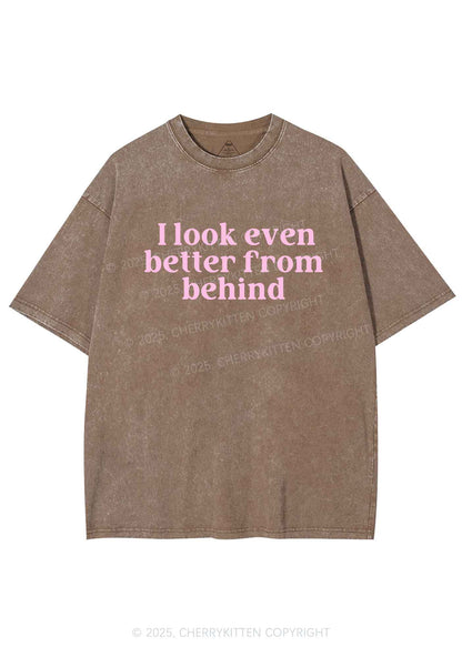 Look Better From Behind Y2K Shirts Washed Tee Cherrykitten