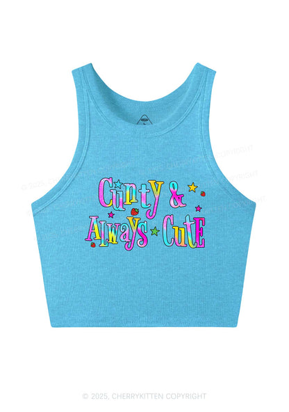 Cxxty Always Cute Y2K Crop Tank Top Cherrykitten