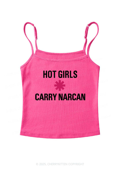 Hot Girls Carry Nxrcan Y2K Spaghetti Strap Cami Cherrykitten
