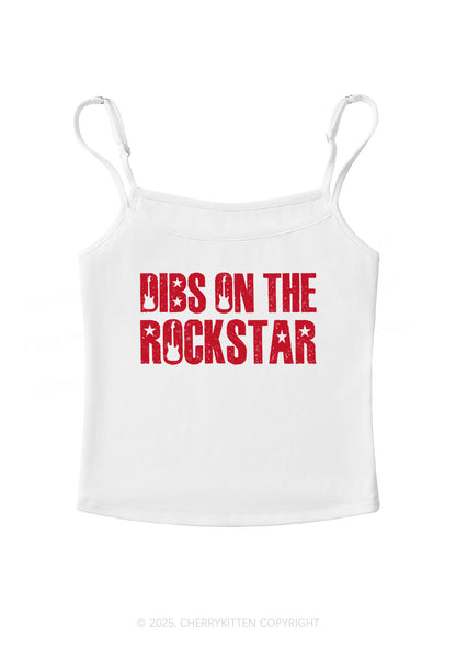 Dibs On The Rockstar Y2K Spaghetti Strap Cami Cherrykitten