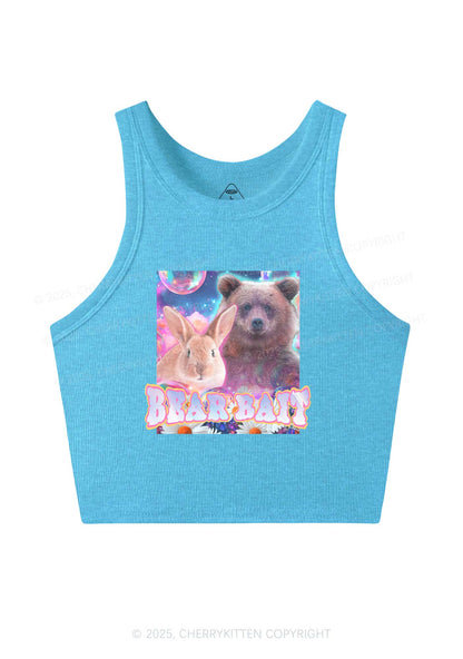 Bear Bait Pride Y2K Crop Tank Top Cherrykitten