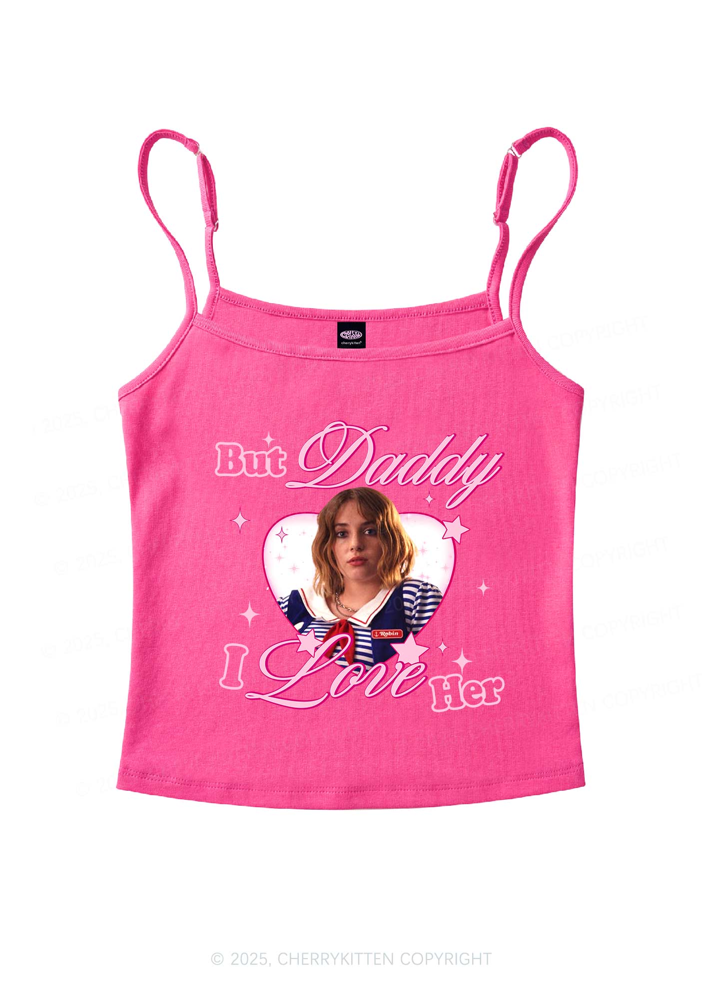 Daddy I Love RB Pride Y2K Spaghetti Strap Cami Cherrykitten