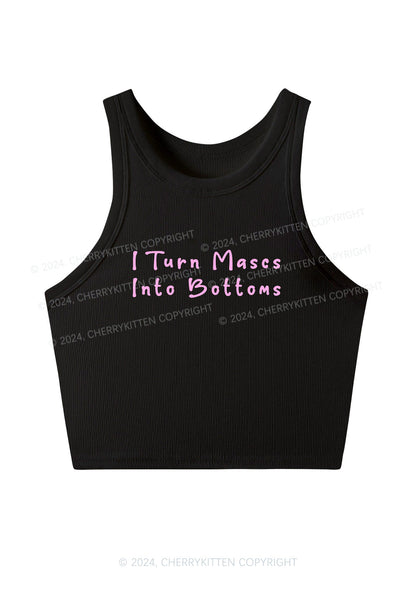 Turn Mascs Into Bottoms Y2K Crop Tank Top Cherrykitten