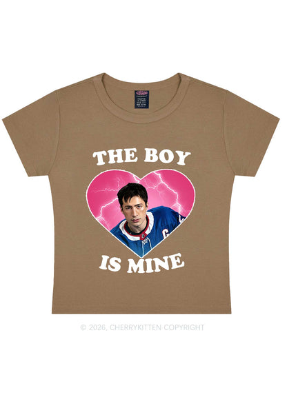 The Boy Is Mine HR Y2K Baby Tee Cherrykitten