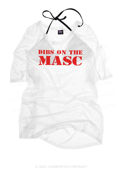 Dibs On The Masc Pride Y2K Sheer Boyfriend Tee Cherrykitten