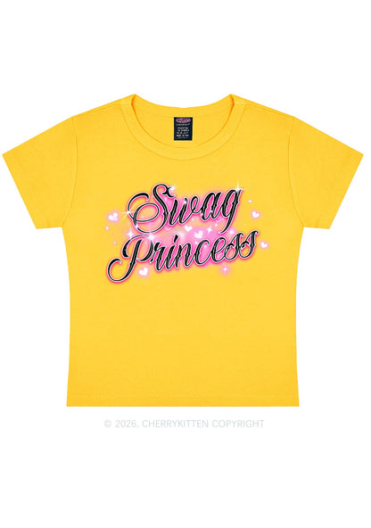 Swag Princess Y2K Baby Tee Cherrykitten
