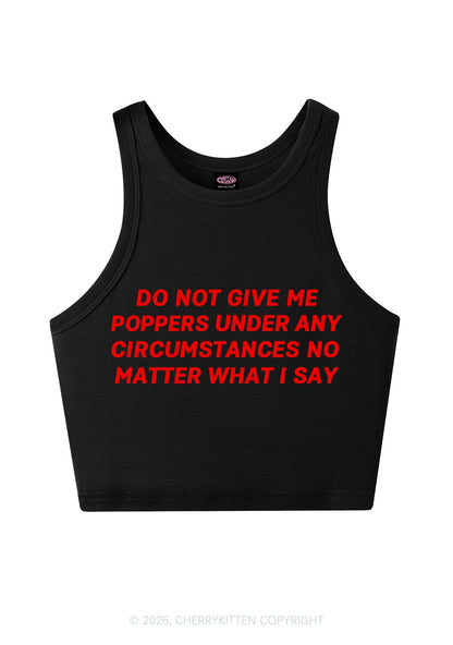 Do Not Give Me Pxppers Y2K Crop Tank Top Cherrykitten