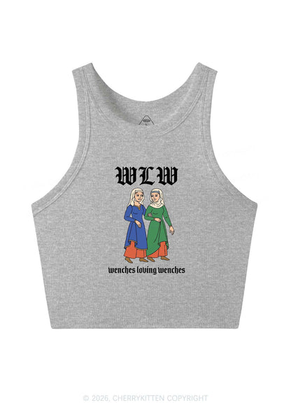 Wenches Loving Wenches Pride Y2K Crop Tank Top Cherrykitten