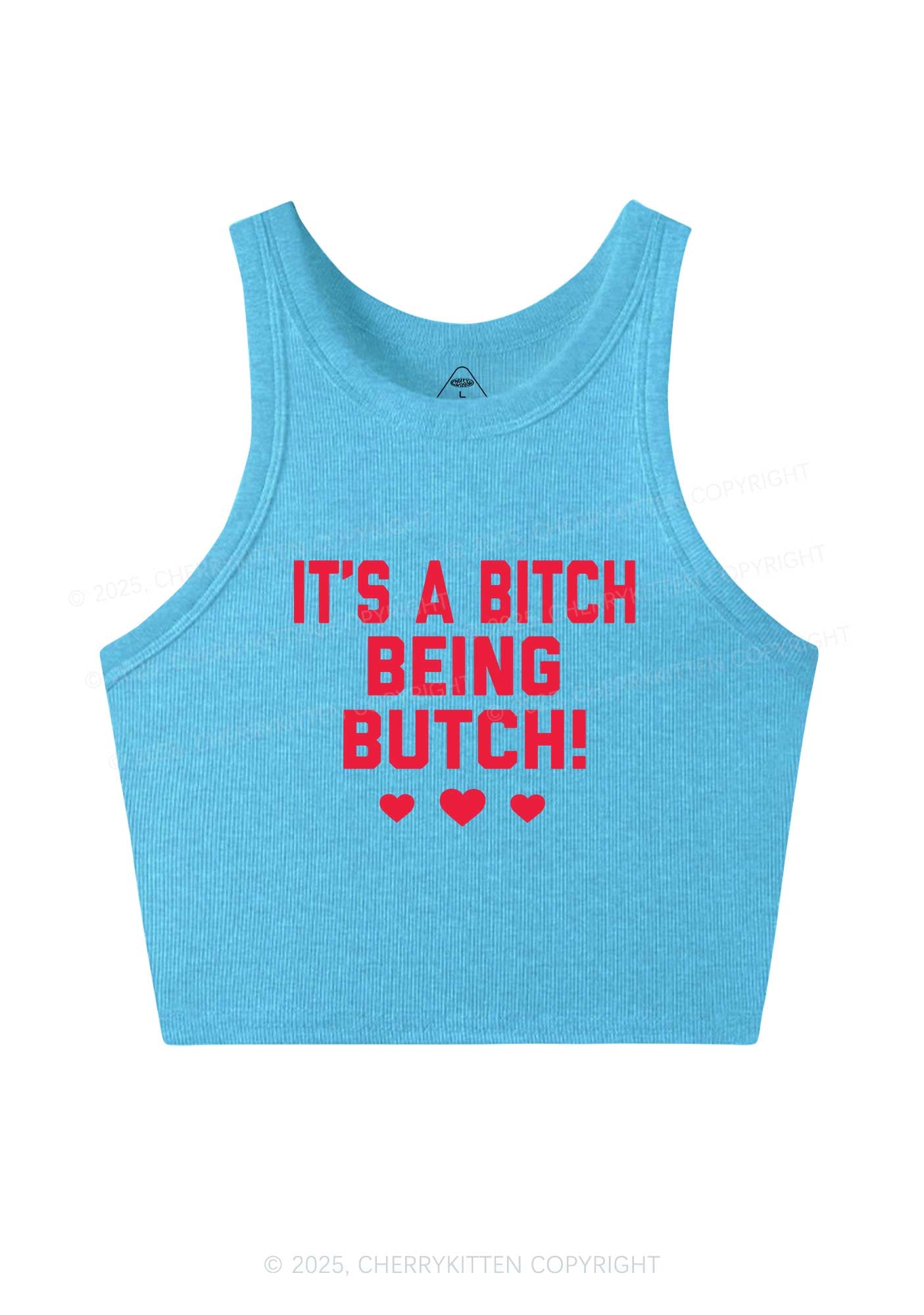 Bxxch Being Butch Y2K Crop Tank Top Cherrykitten