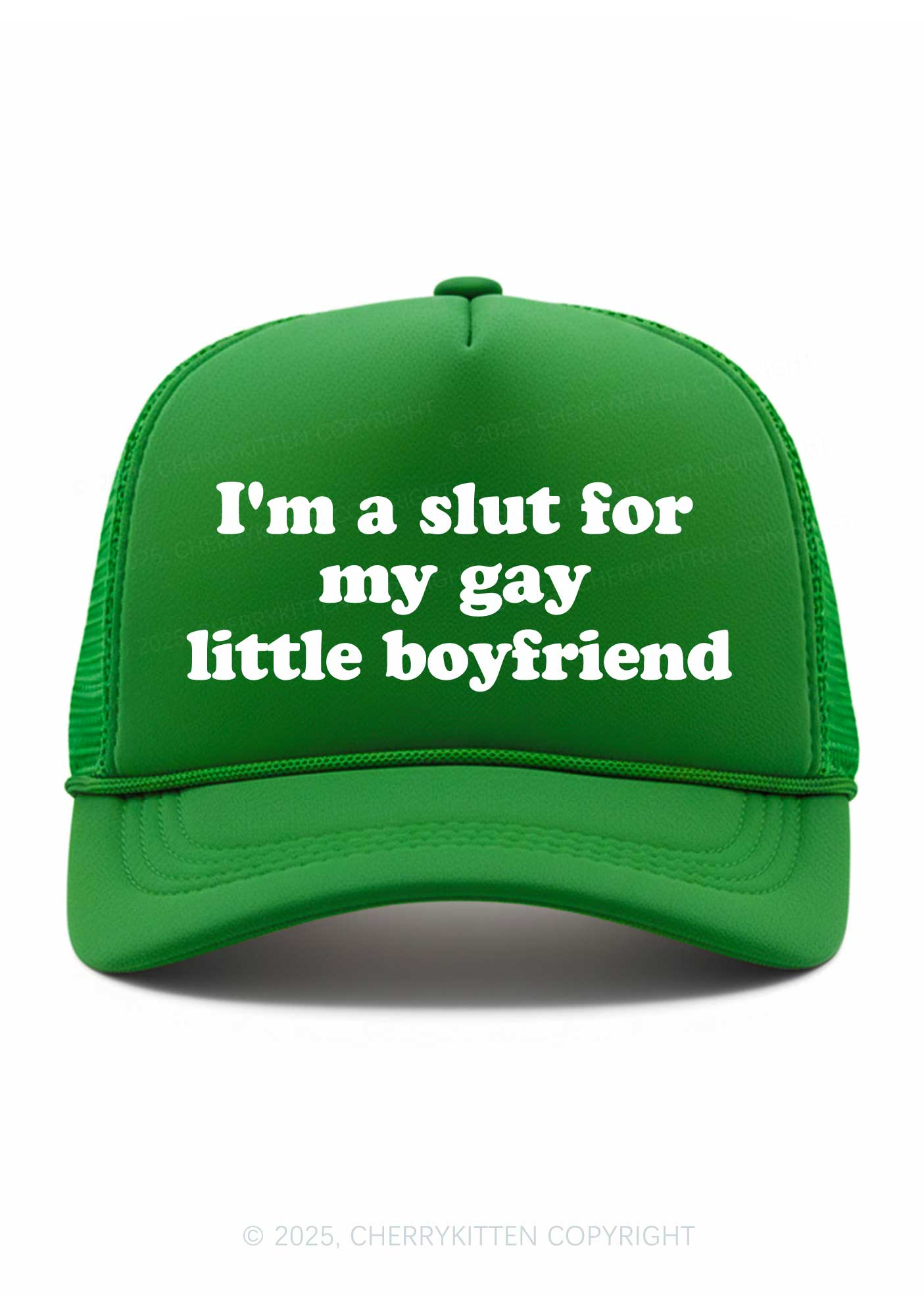 Slxt For My Gay BF Valentine's Day Y2K Trucker Hat Cherrykitten