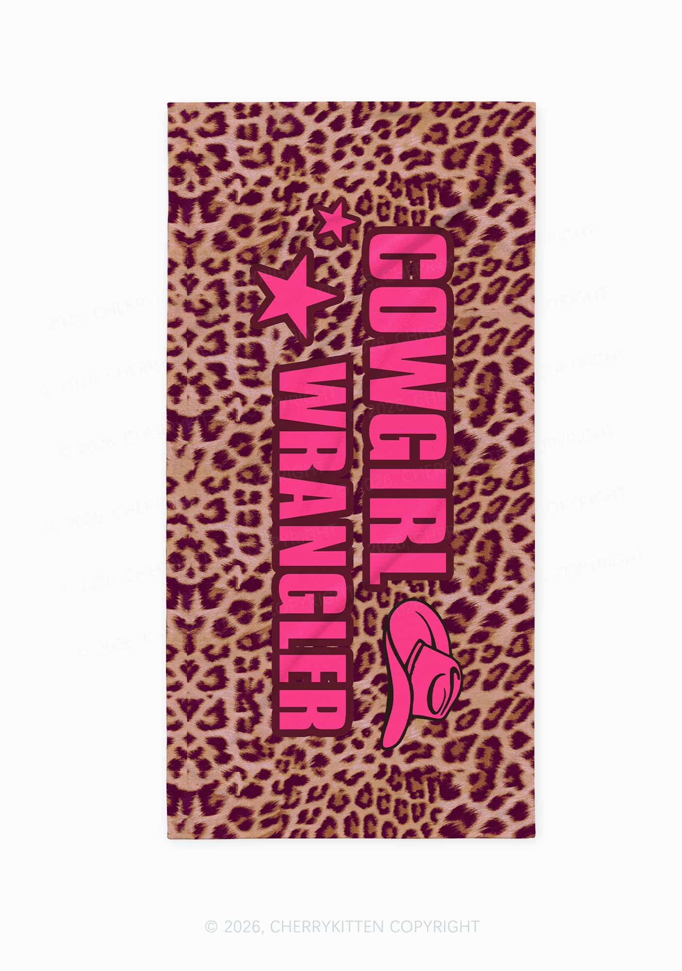 Cowgirl Wrangler Pride Y2K Beach Towel Cherrykitten