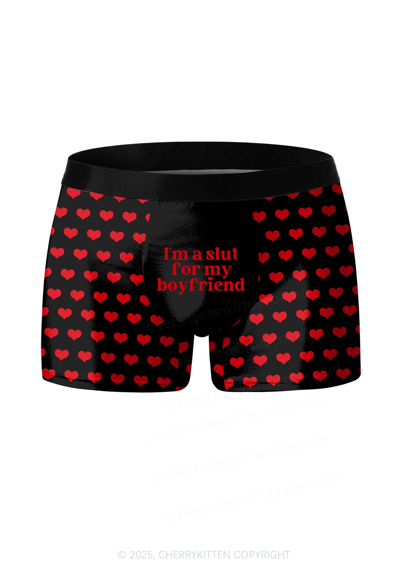 Slxt For My BF Valentine's Day Y2K Print Couples Boxer Briefs Set Cherrykitten