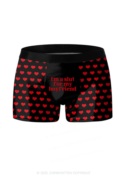 Slxt For My BF Valentine's Day Y2K Print Couples Boxer Briefs Set Cherrykitten