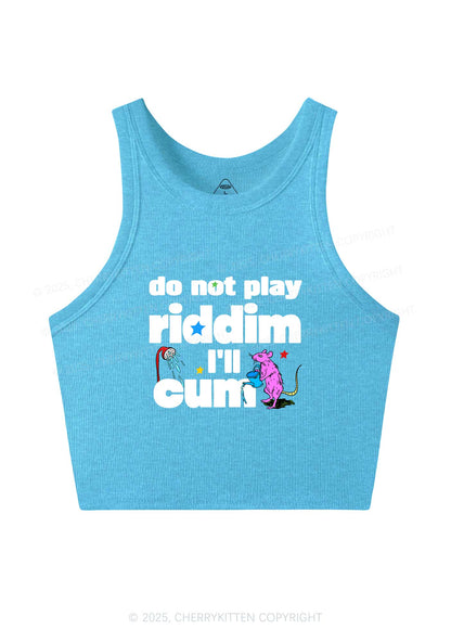 Do Not Play Riddim Y2K Crop Tank Top Cherrykitten