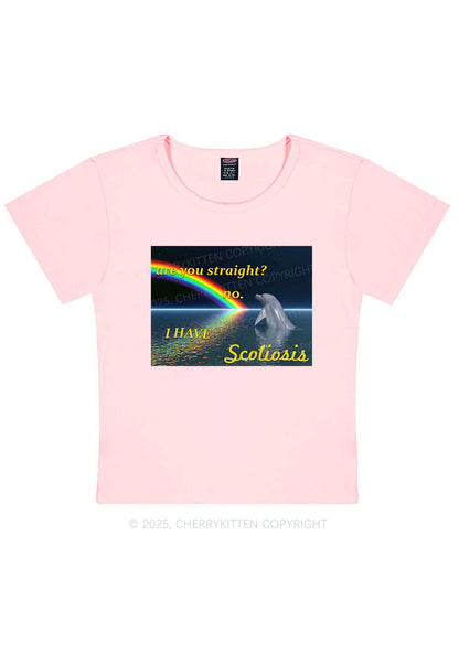 I Have Scoliosis Pride Y2K Baby Tee Cherrykitten