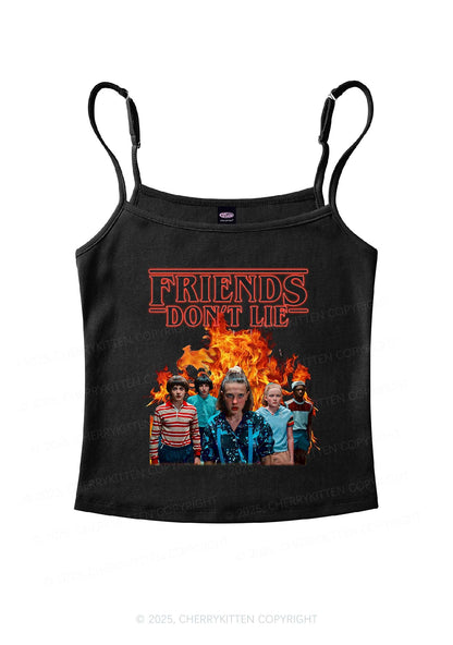 Real Friends Y2K Spaghetti Strap Cami Cherrykitten