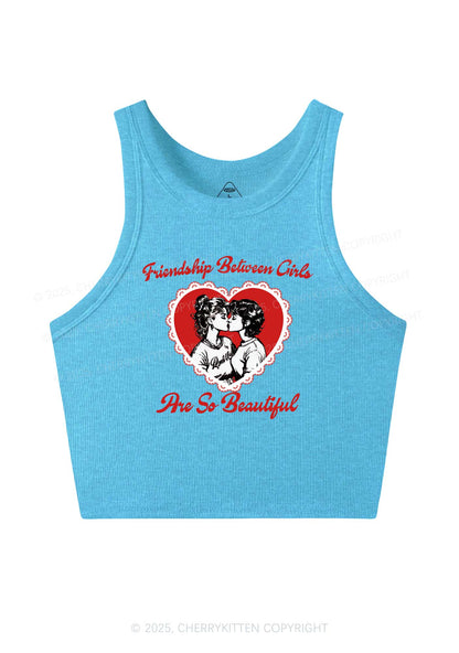 Friendship Between Girls Pride Y2K Crop Tank Top Cherrykitten