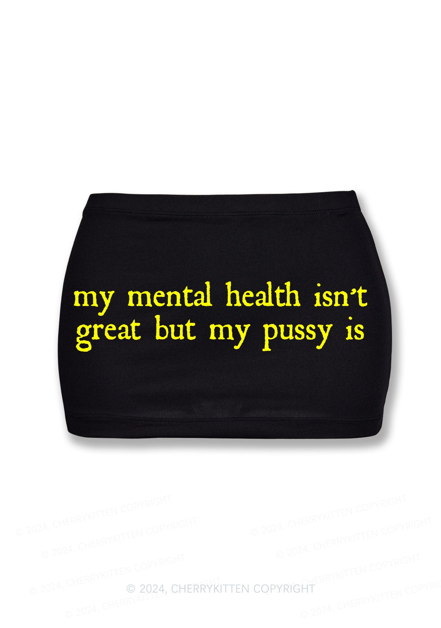 Great Mental Health Y2K Mini Hip Skirt Cherrykitten