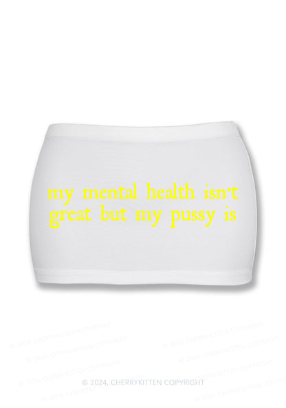 Great Mental Health Y2K Mini Hip Skirt Cherrykitten