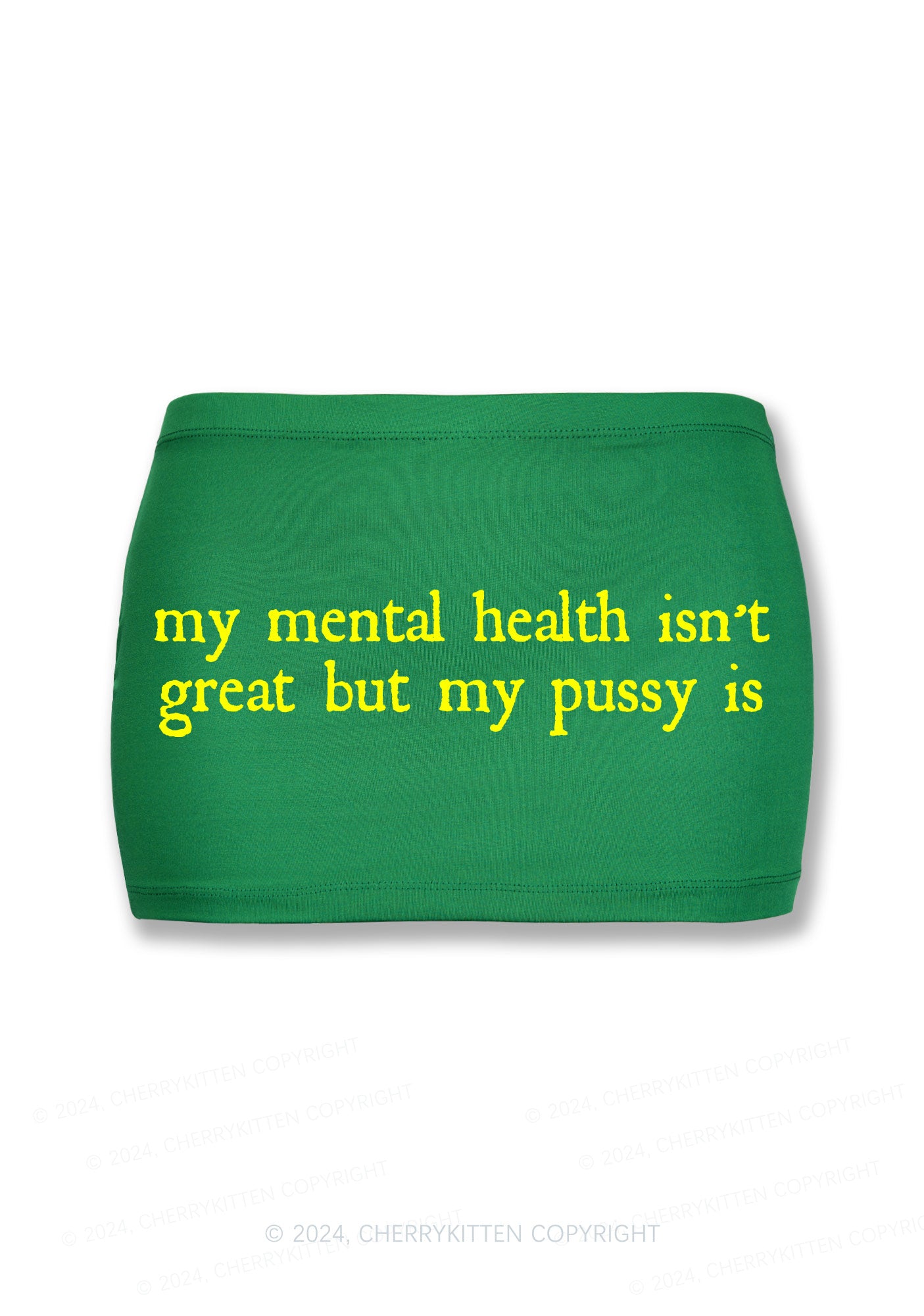 Great Mental Health Y2K Mini Hip Skirt Cherrykitten