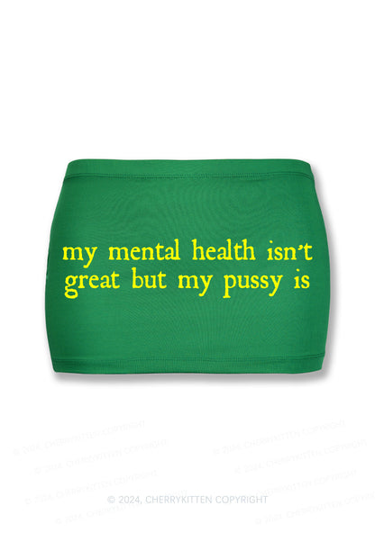 Great Mental Health Y2K Mini Hip Skirt Cherrykitten