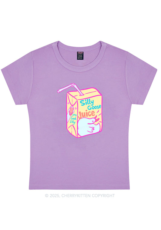 Look Silly Goose Juice Y2K Baby Tee Cherrykitten