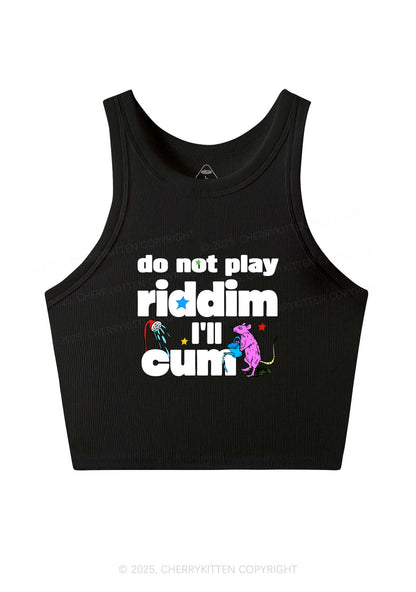 Do Not Play Riddim Y2K Crop Tank Top Cherrykitten