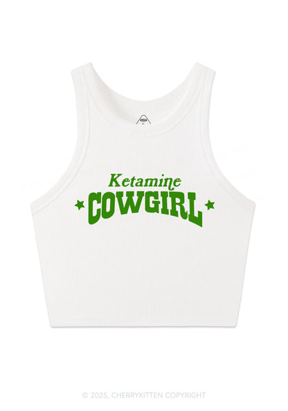 K Star Cowgirl Y2K Crop Tank Top Cherrykitten