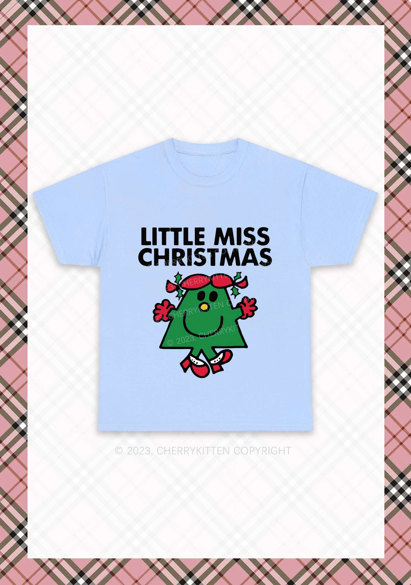 Little Miss Christmas Chunky Shirt Cherrykitten