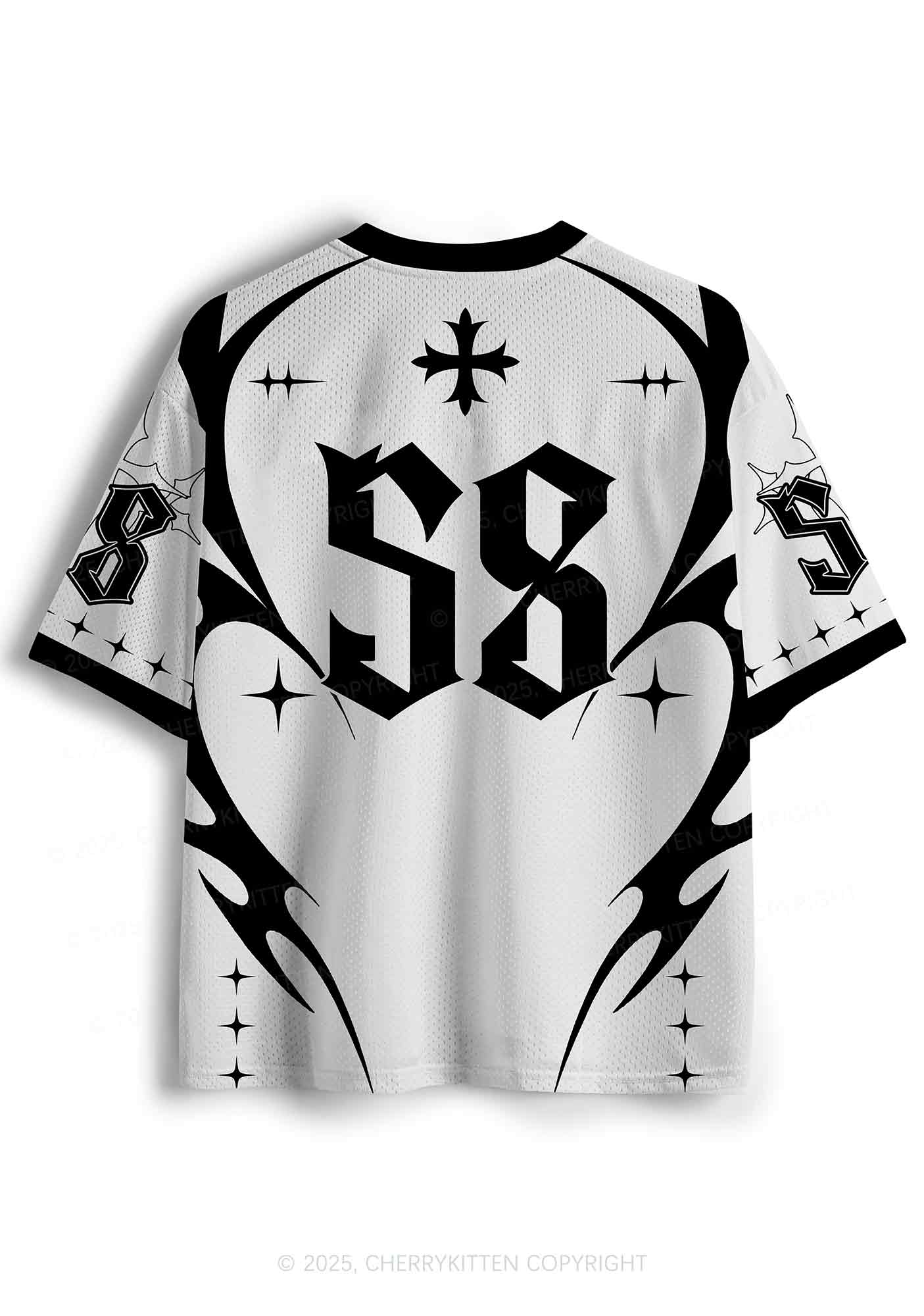 Custom White Cxxt Y2K Sport Jersey Shirts Cherrykitten